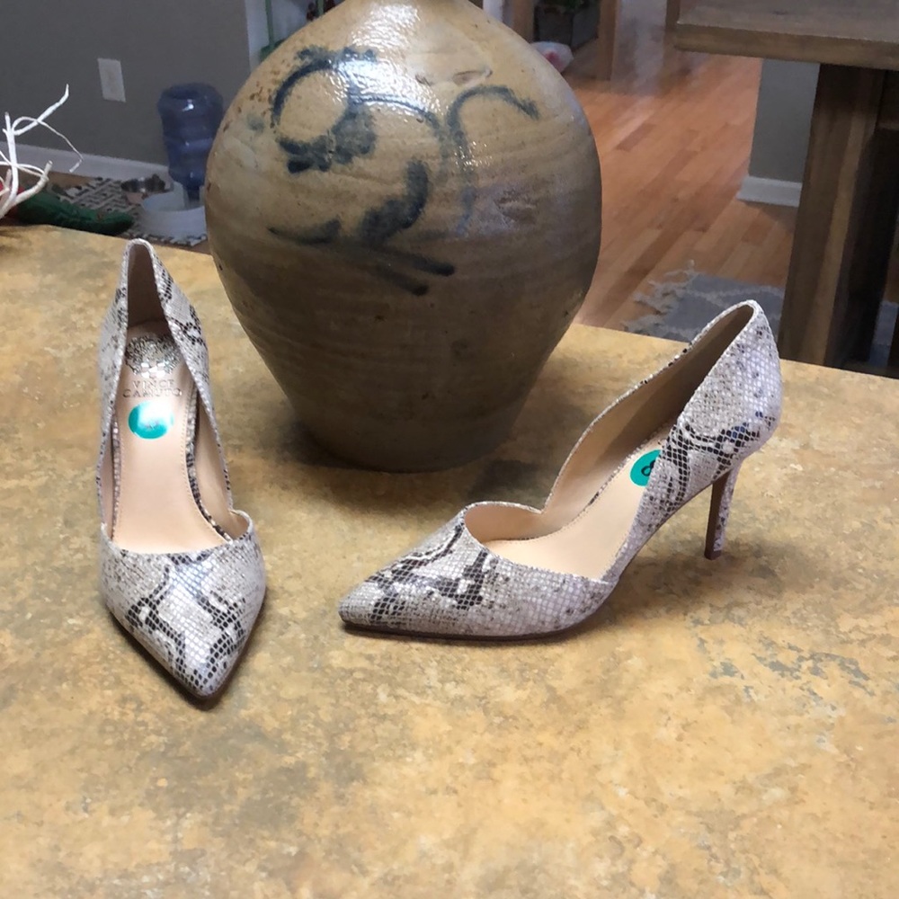 Vince Camuto Snakeskin Pumps